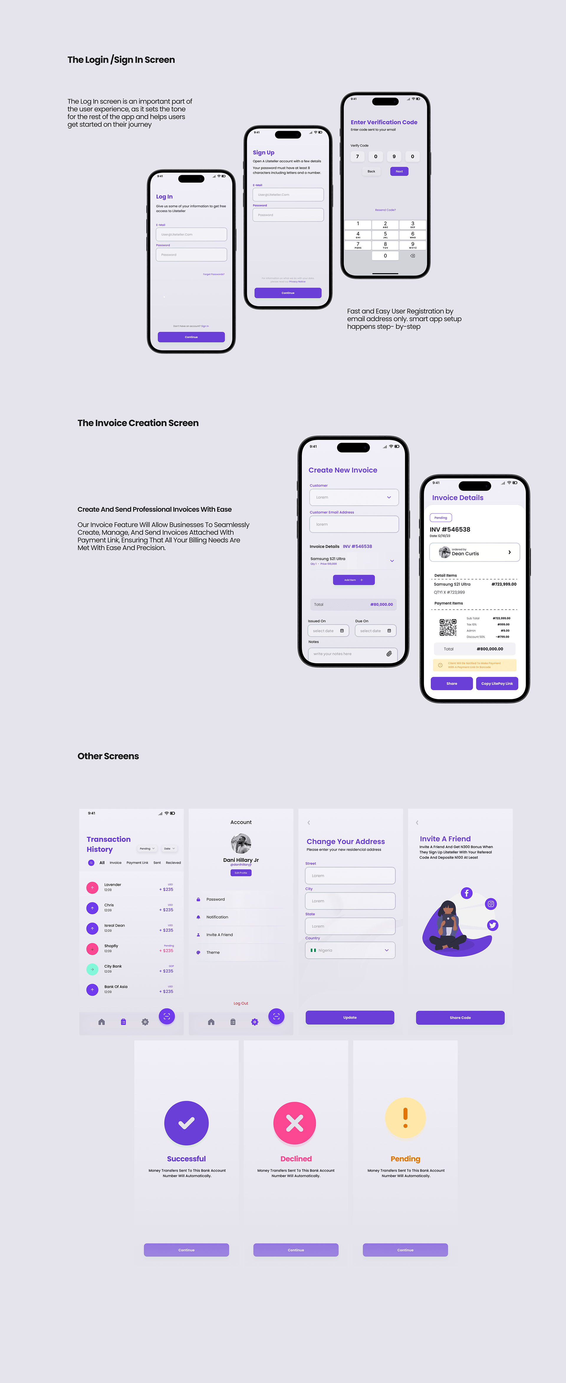 Liteteller Pay project frame